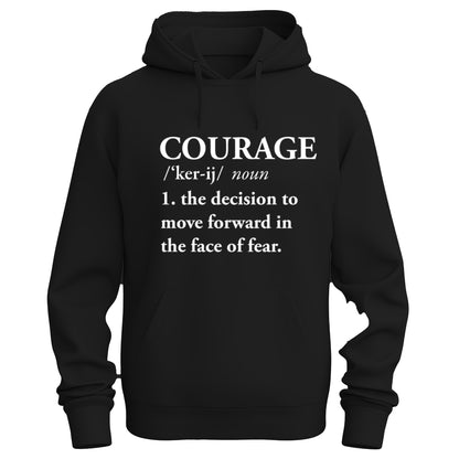 Black - Courage Hoodie