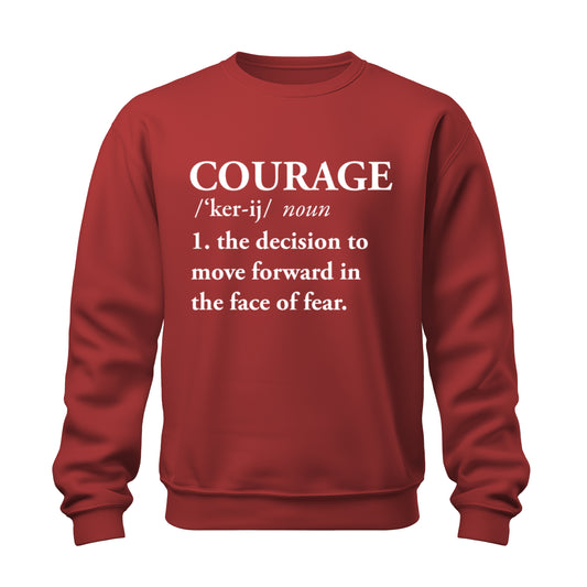 Heather Red - Courage Crewneck