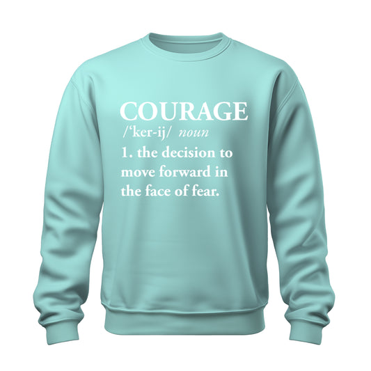 Purest Blue - Courage Crewneck